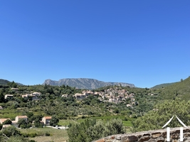 Natural stone village house with view, guesthouse & terraces
