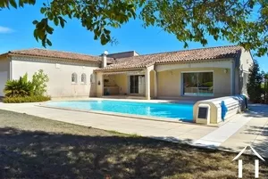 Detached villa with heated pool and views 25 km from beach Ref # 18-3885 