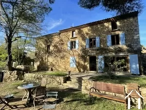 Stone farmhouse in a hilly and Mediterranean landscape Ref # 09-6806 